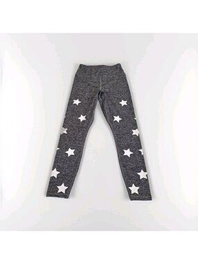 ​Spiritual Gangster Star Print Leggings S Gray Heathered Yoga Pilates Princess